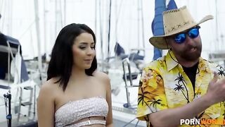 Kitty Love's Wild Adventure: Intense Pleasure on Deck with Pablo Ferrari!