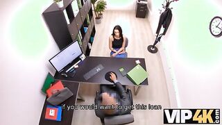 Exclusive 4K: Seductive Encounter with a Charming Loan Agent