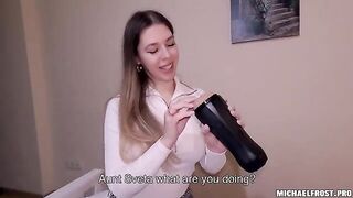 Step Aunt Sveta Surprises Me with a Playful Twist and an Unforgettable Experience