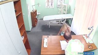 Doctor's Wild Encounter with a Stunning Blonde - Fake Hospital Fantasy