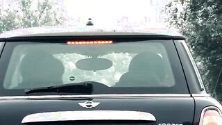 Steamy Car Encounter with Hitchhiker - Lara Tinelli's Wild Ride!