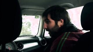 Steamy Car Encounter with Hitchhiker - Lara Tinelli's Wild Ride!