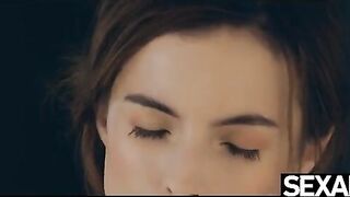 Captivating Beauty Indulges in Personal Pleasure Moments