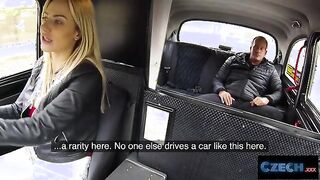 Czech Beauty Nathaly Cherie: Stunning Blonde Taxi Driver Delivers Intense Pleasure!