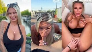 Stunning Blonde Cameron Cohen Demonstrates Her Bedroom Talents