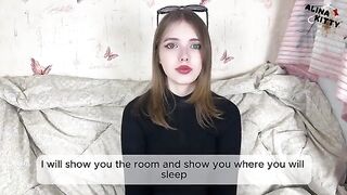 Heartbroken Stepsister's Emotional Breakdown Leads to a Surprising Request for Comfort - Featuring Mister Nick and Kitty Alina.