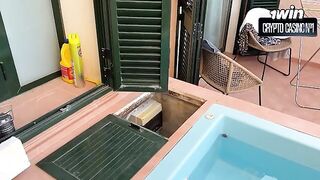 Unexpected Pleasure: Jacuzzi Repairman Gets a Special Thank You
