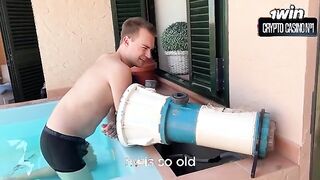 Unexpected Pleasure: Jacuzzi Repairman Gets a Special Thank You