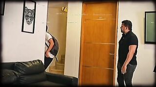 Unexpected Threesome Adventure with Our Teacher and a Surprise Guest!