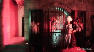 Intense Bondage Play: A Captivating Threesome Experience with Blindfolds and Tension
