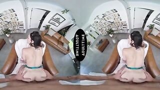 Intimate VR Experience: Join Charlotte Sins for a Flirty First Date in Lingerie!
