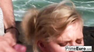 Curvy Blonde Tarra's Wild Adventure with Two Lovers!