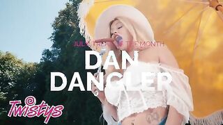 Watch Dan Dangler Enjoy a Refreshing Watermelon Juice Shower - A Must-See for Fans of Curvy Beauties!