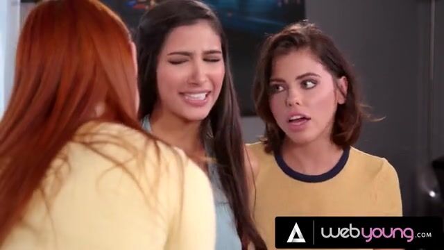 Adriana Chechik Can't Resist the Alluring Tease from Her Friends Gianna Dior & Maya Kendrick!
