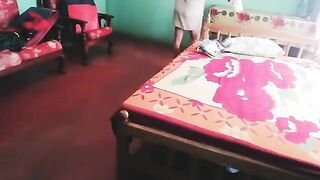 My Step Sister Can't Resist a Little Fun While Cleaning the Room!