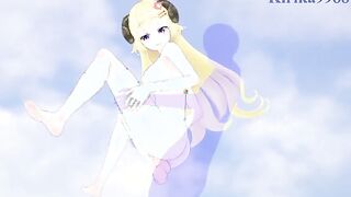 Tsunomaki Watame and I Share an Intense Adventure in the Meadow - Hololive VTuber Fantasy.