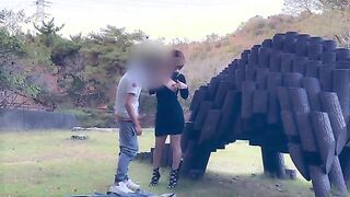 Caught in the Act: A Surprising Encounter Outdoors Leads to an Unexpected Moment!