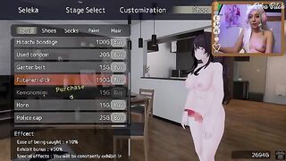 Curious Public Exhibitionist Tries Hentai Flashing Game: Meet Sereka-san!