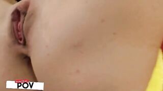 Sensational Victoria June Delivers Intense POV Threesome Experience with Squirting Action!