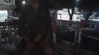 Naked Girl Enjoys Public Voyeurism in the City - A Steamy Outdoor Encounter!