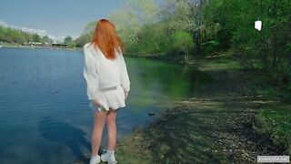 Unexpected Encounter in the Park with Eva Soda: A Risky Adventure Unfolds!