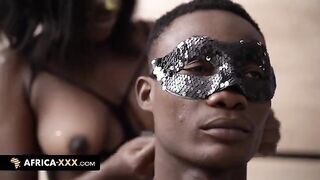 Unmasking Desire: A Sensational Ride with a Busty Beauty