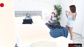 College Cutie Returns Home and Tempts Stepbrother - Lumi Ray