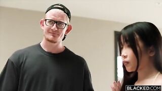 Tattooed Beauty Sakura Swaps Her Boyfriend for a New Experience in Her First Scene!