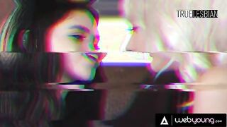 Penelope Kay's Sensational Skills Leave Petite Anna Claire Cloud Breathless in a Steamy Office Encounter