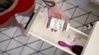 Curious Step-Sis and Her Hot Friend Discover My Secret Pills - Cami Strella x Angel Youngs