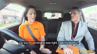 Tanned Student Gets a Classic Surprise During Driving Lesson - Featuring Kandy Kane & Marc Rose!