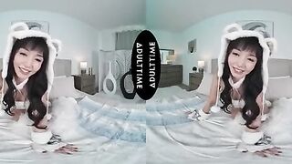 Intimate VR Experience: Petite Marica Hase Teases Parker Ambrose with Sensual Play and Passionate Moments