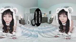 Intimate VR Experience: Petite Marica Hase Teases Parker Ambrose with Sensual Play and Passionate Moments