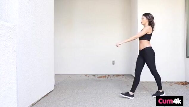 Sweaty Workout Temptation: Hime Marie's Playful Adventure with a Surprise Guest
