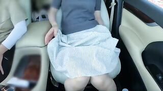 Unexpected Pleasure: A Drive with a Piston Vibrator - Join LuuLee0804's Adventure!