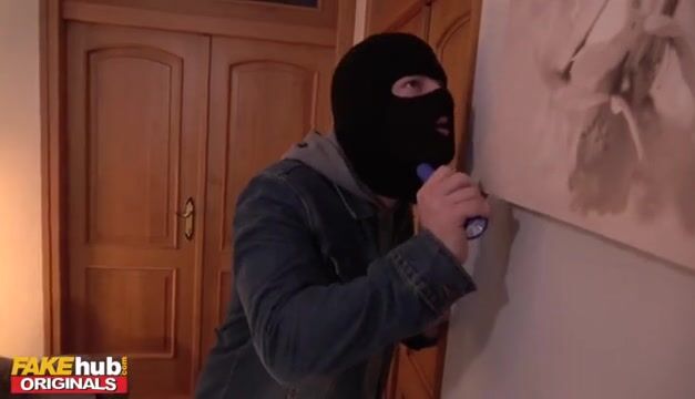 Office Encounter: Seductive MILF Surprises Intruder with a Steamy Surprise Under Her Desk!
