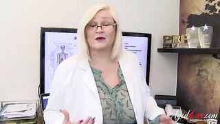 Mature Doctor's Unexpected Encounter at the Clinic: A Steamy Surprise with Lacey Starr!