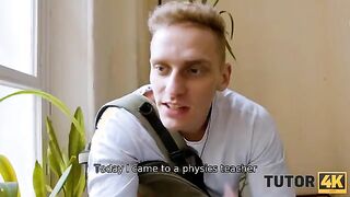 Curious Student Teaches Nerdy Teacher a Lesson in Passion - Featuring Nika Katana