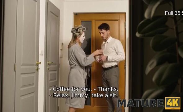 Steamy Coffee Encounter with Victoria Nova and Alex Romero - A Mature Fantasy Unleashed!
