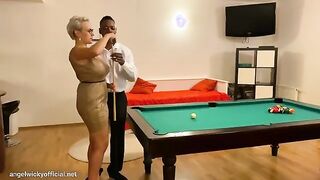 Angel Wicky's Poolside Fun: A Playful Encounter with a Charming Partner