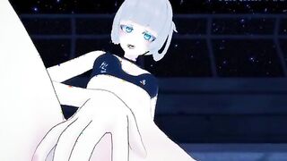 Steamy Rooftop Encounter with Nazuna Nanakusa - Nighttime POV Adventure