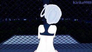 Steamy Rooftop Encounter with Nazuna Nanakusa - Nighttime POV Adventure