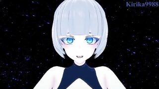 Steamy Rooftop Encounter with Nazuna Nanakusa - Nighttime POV Adventure
