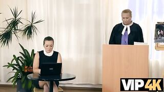 Courtroom Drama: A Mature Encounter with Elle - VIP4K Experience