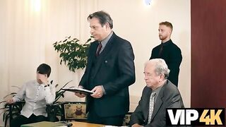 Courtroom Drama: A Mature Encounter with Elle - VIP4K Experience