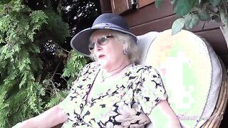 Aunt Judy's - 66-Year-Old Mature Beauty Mrs. Claire Delivers an Intimate Garden Experience (POV)