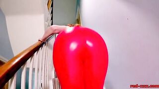 Red XXX Teases in a Stunning Latex Outfit - Watch Her Sensational Performance!