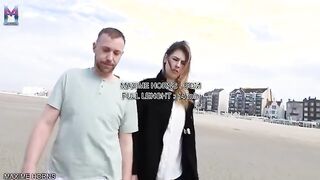 Maxime Horns' Bold Beach Adventure: Unfiltered Outdoor Fun and Intimate Moments