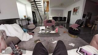 Steamy VR Experience: Two Seductive Maids in an Unexpected Threesome Adventure - Part 1