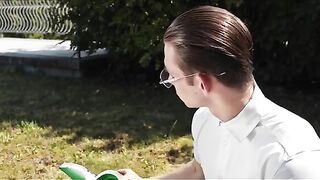 Naughty Redhead Gets a Lesson from Nerdy Classmate in a Time-Stop Fantasy - Featuring Jia Lissa and Tommy Gold